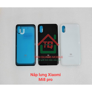 Nắp lưng Xiaomi Mi8 Pro trong suốt, trắng, đen