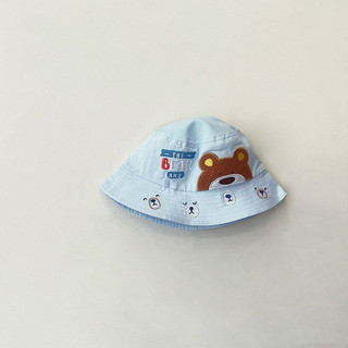 Mũ vành thêu gấu Bear cho bé (48-50cm)