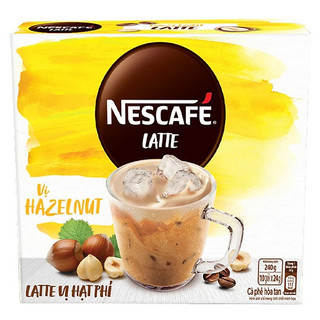 Combo Nescafé Latte sữa hạt vị hạt phỉ/ Sô cô la