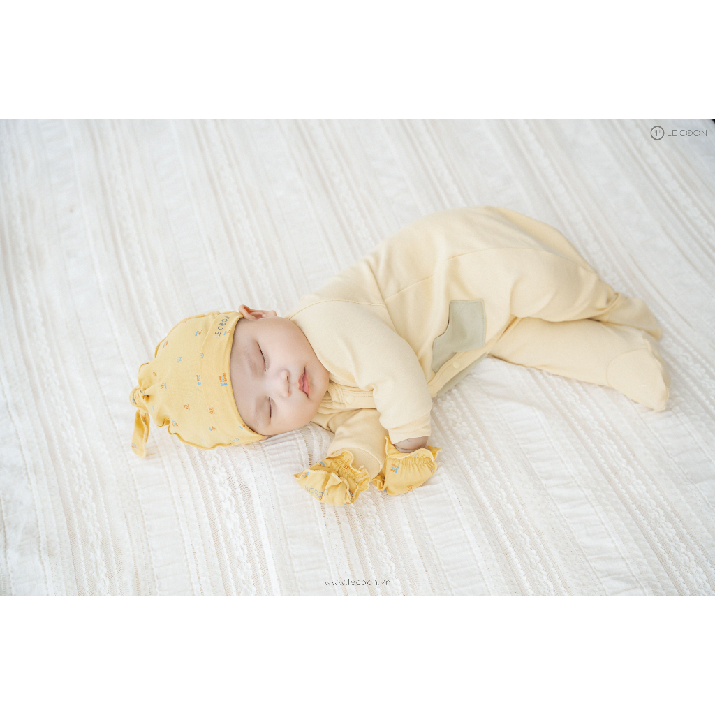 LE COON | Bodysuit Liền Tất Túi Bụng | COMFY | 0-12 tháng