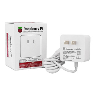 Nguồn raspberry pi official 5v 2.5a micro usb cho raspberry pi 3, ổ cắm chuẩn us
