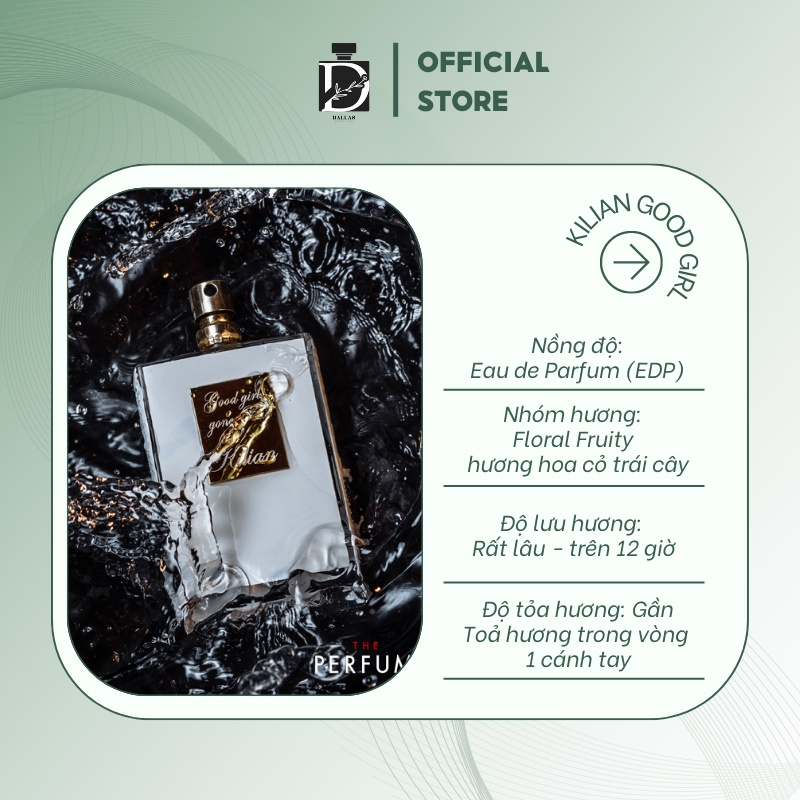 [AUTH] Nước Hoa Kilian Good Girl Gone Bad Chai Chiết 10ML - Giành Cho Nữ - Đẳng Cấp, Quyến rũ, Tính tế. Lưu Hương Lâu | BigBuy360 - bigbuy360.vn