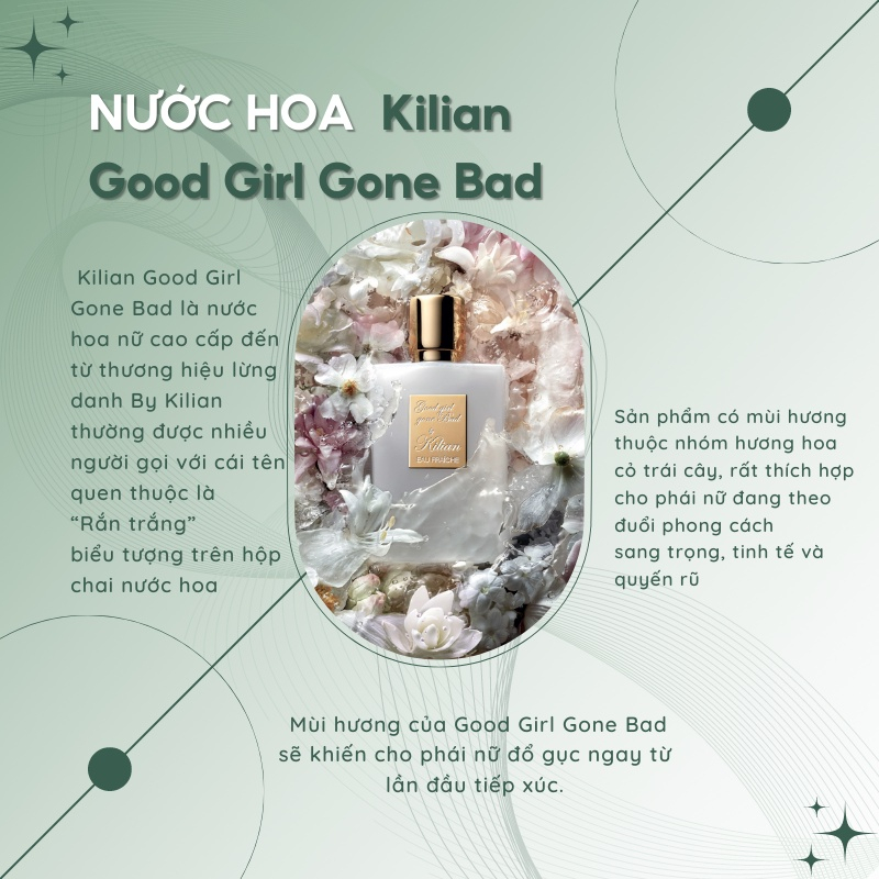 [AUTH] Nước Hoa Kilian Good Girl Gone Bad Chai Chiết 10ML - Giành Cho Nữ - Đẳng Cấp, Quyến rũ, Tính tế. Lưu Hương Lâu | BigBuy360 - bigbuy360.vn