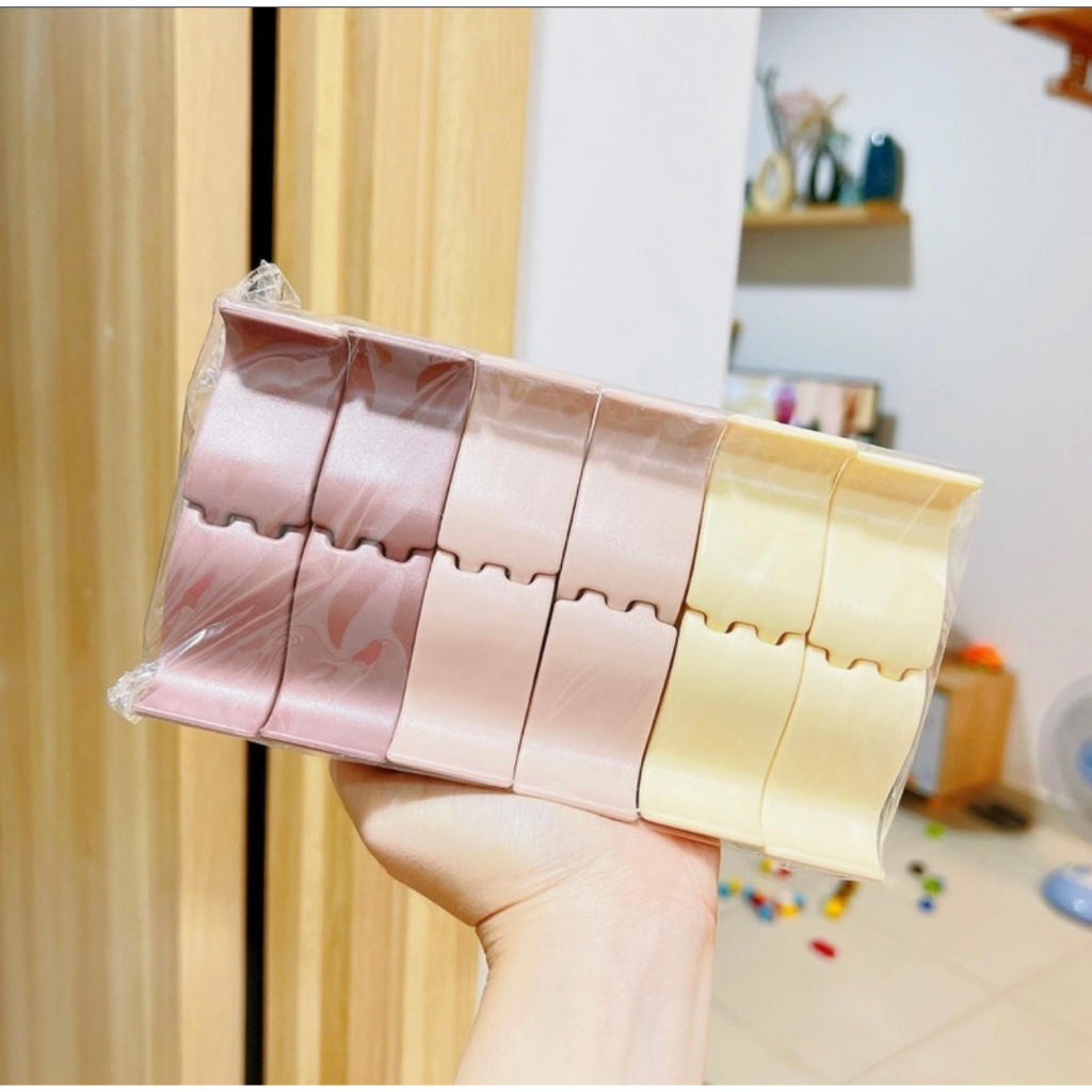 Kẹp càng cua 5 răng nhám mix màu màu ngẫu nhiên TẶNG 1 CÁI
