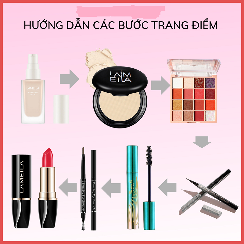 [Tặng túi zip]Bộ Trang Điểm Nội Địa Trung Chính Hãng Base Makeup Cá Nhân,Chuyên Nghiệp,Cơ Bản,Giá Rẻ, Đầy Đủ ThuleeShop | BigBuy360 - bigbuy360.vn