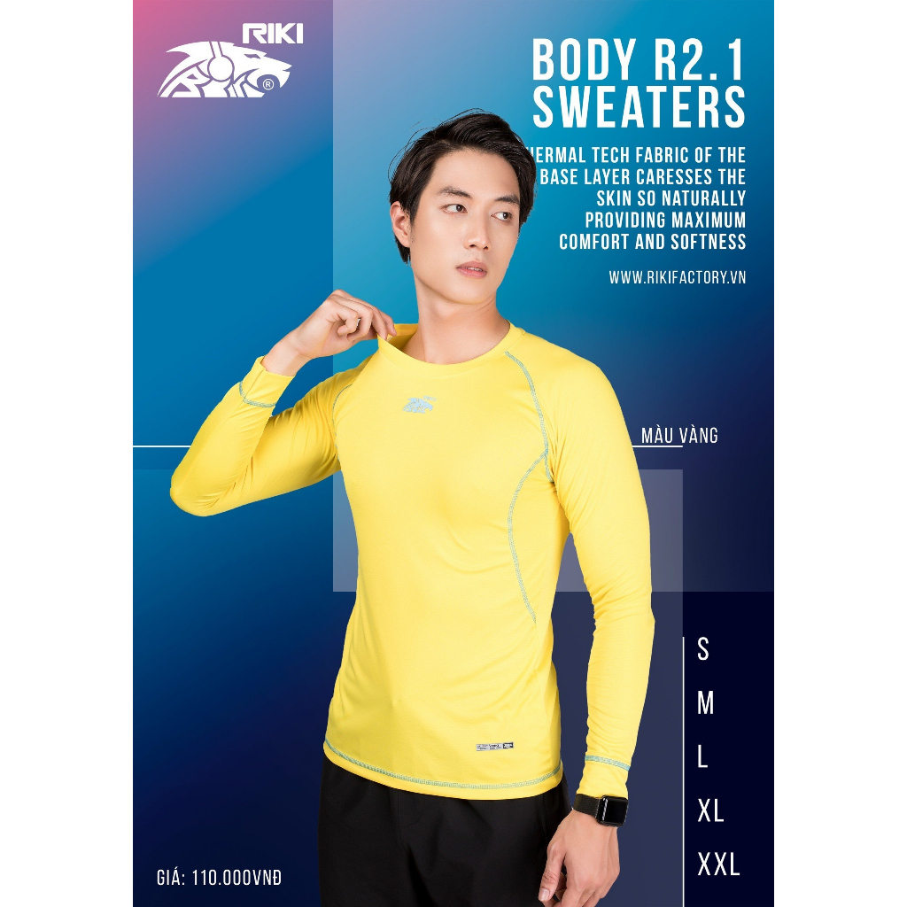 ÁO BODY R2.1, ÁO ĐÁ BANH, QUẦN ÁO THỂ THAO RIKI SPORT