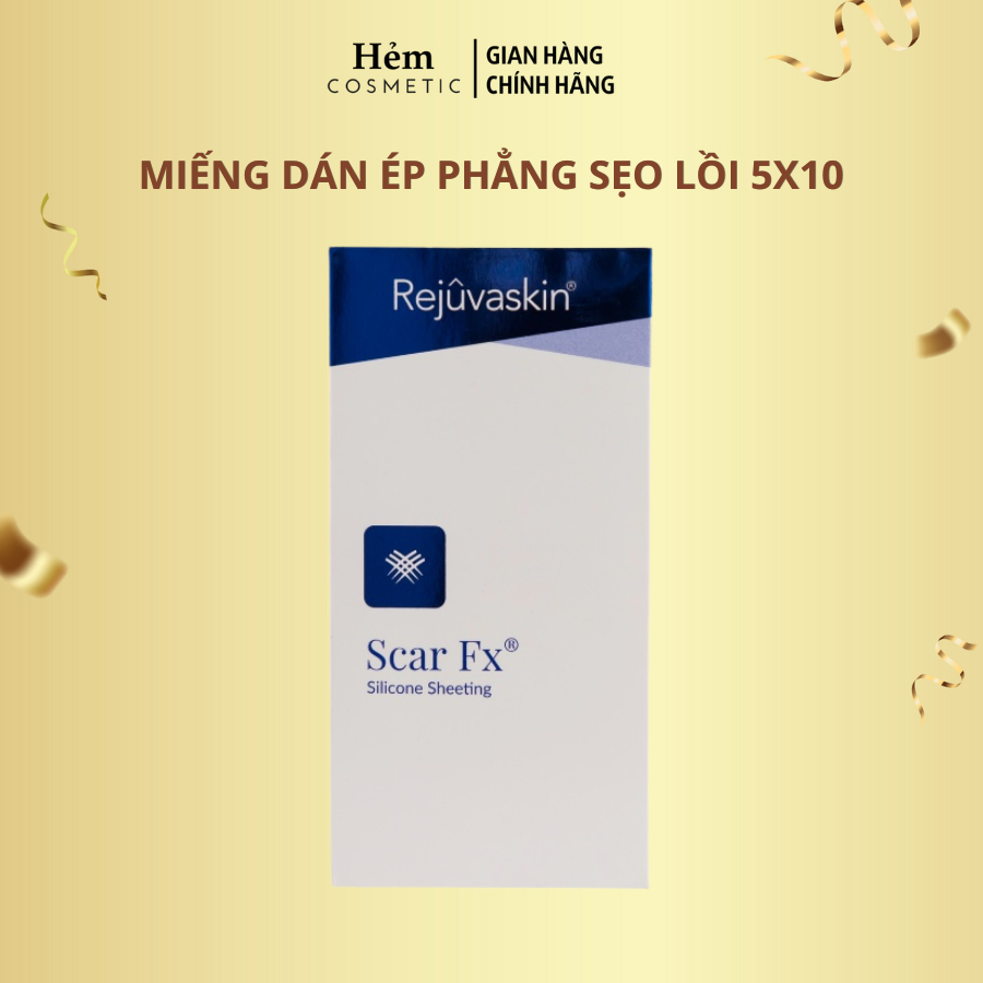 Miếng Dán Sẹo Lồi / Phì Đại REJUVASKIN Scar FX 5x10cm