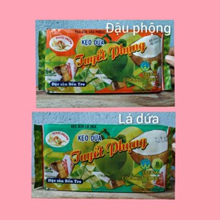 Kẹo dừa Tuyết Phụng lá dứa & Đậu phộng gói 280g