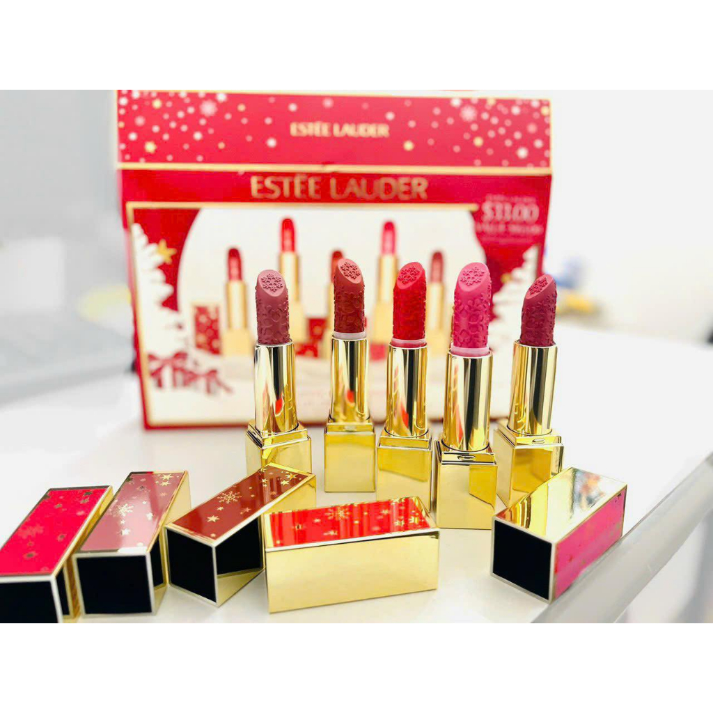 SET 5 THỎI SON CAO CẤP NHÀ ESTEE LAUDER FULLSIZE