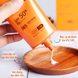 Kem chống nắng anjo professional spf 50+ pa+++ 365 sun cream 70g