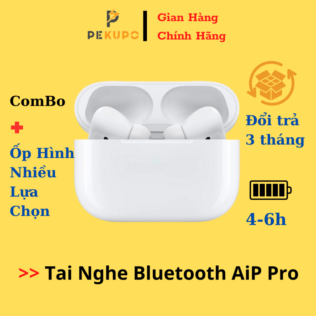 Tai Nghe Bluetooth AP thế hệ mới tiếng động Chuẩn xác định thay tên Bass Căng,míc đàm thoại, chính hãng PEKUPO