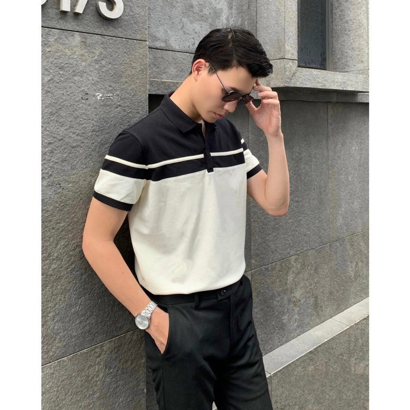 Áo Polo nam kẻ sọc mã CT20 cực phong cách, vải Poly cá sấu mềm mịn, thoáng mát sẵn full size M L XL XXL