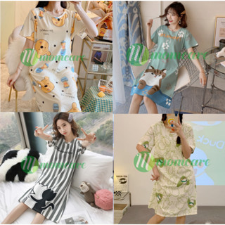 Váy đầm ngủ bầu váy sau sinh cho con bú VN20 - Đồ bầu mặc ở nhà dễ thương - Thời trang bà bầu mùa hè đẹp giá rẻ