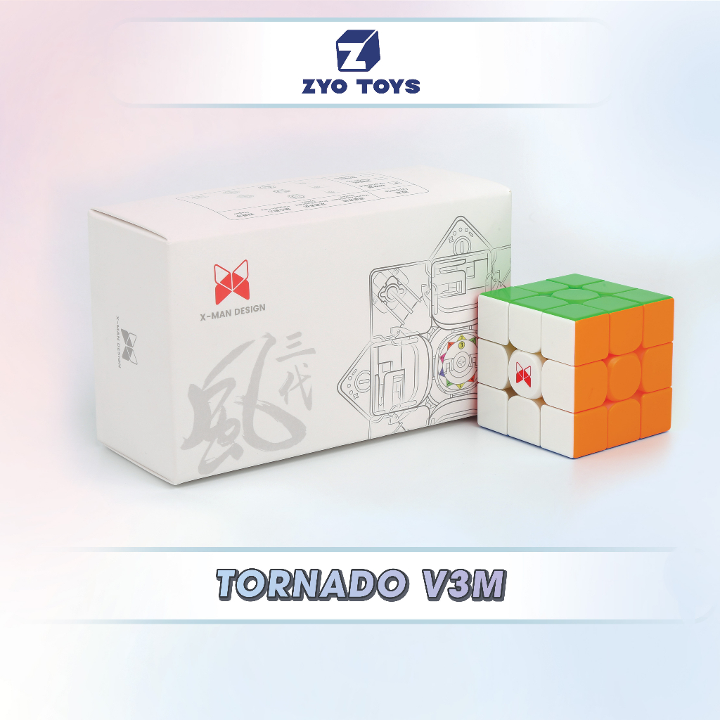Rubik 3x3 Qiyi Tornado V3m 3 Phiên Bản Standard, Flagship, Pioneer ( Có Nam Châm)- Zyo Toys