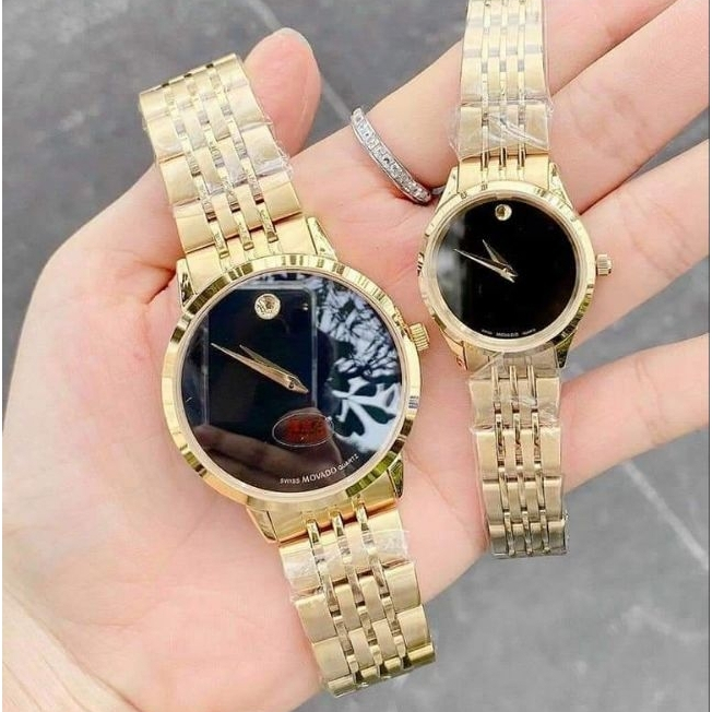 Đồng hồ cặp Đôi Nam Nữ MÔVADO saphire sang trọng