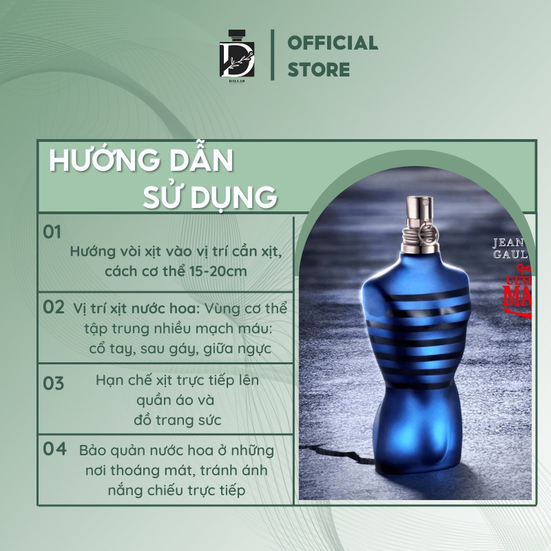 [Chính Hãng] Nước Hoa Nam Chiết Ultra Male Jean Paul Gaultier EDT Mẫu Thử 10ml NAM TÍNH_QUYẾN RŨ_GỢI CẢM | BigBuy360 - bigbuy360.vn