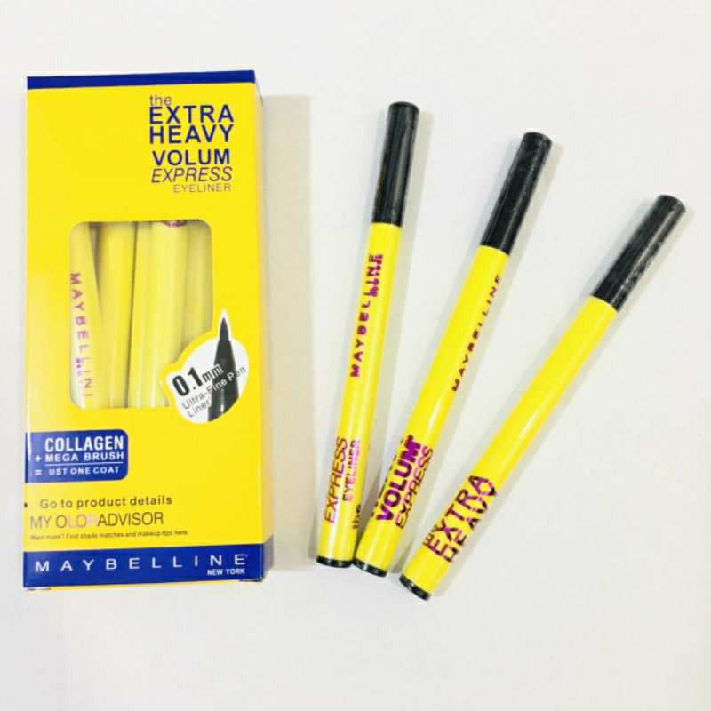 Bút kẻ mí mắt dạ Volum Express Maybelline