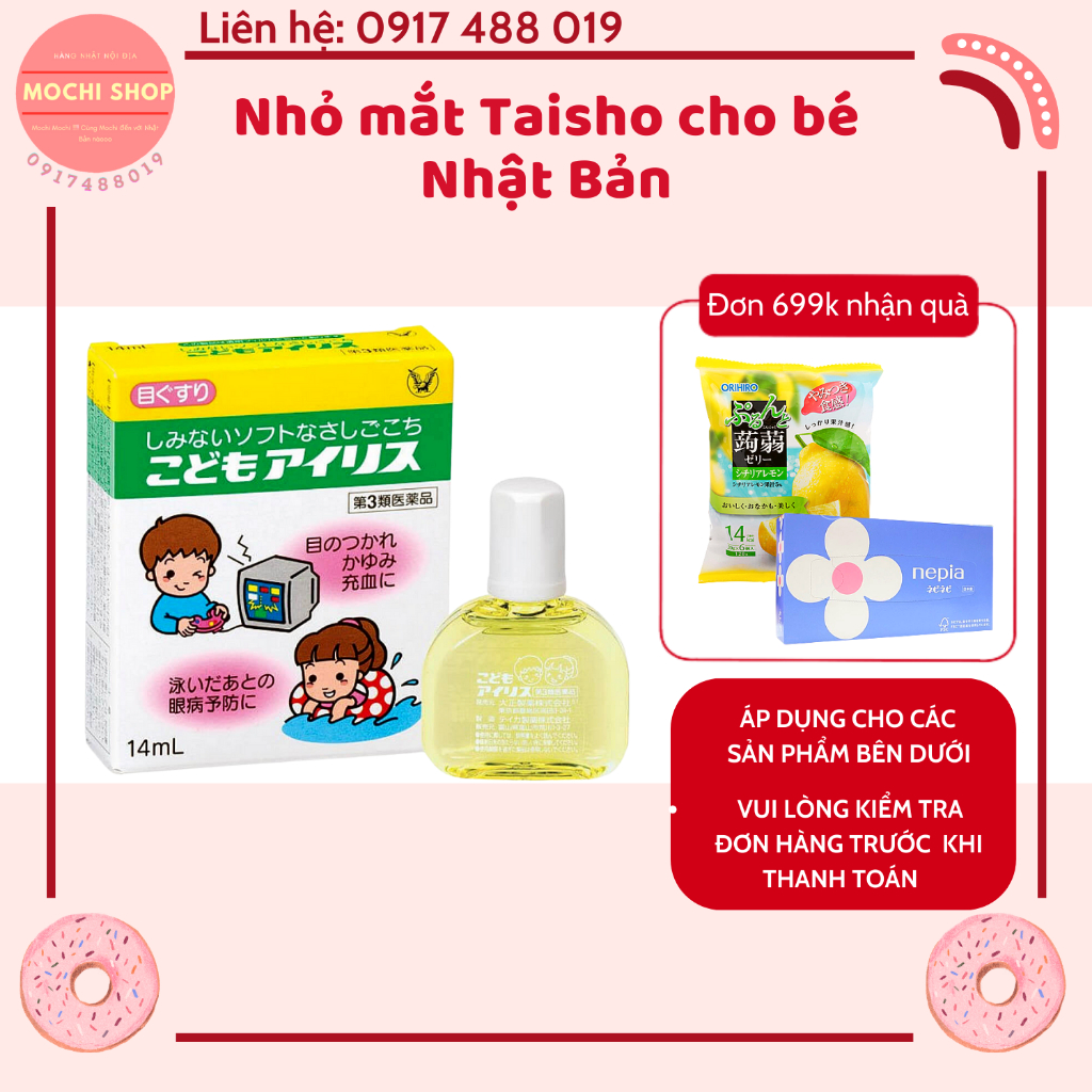 Nhỏ Mắt Taisho Nhật Cho Bé Hay Xem Tivi Điện Thoại