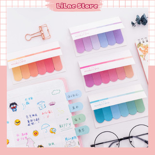 Tập giấy note 6 màu gradient siêu đẹp ghi nhớ 120 tờ