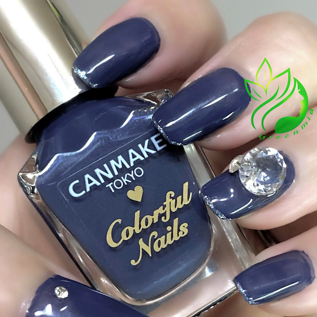 Sơn Móng Tay Thạch Canmake Tokyo Japan Nhật Bản Nội Địa Sơn Móng Chân Màu N57 Indigo Blue Chàm lam