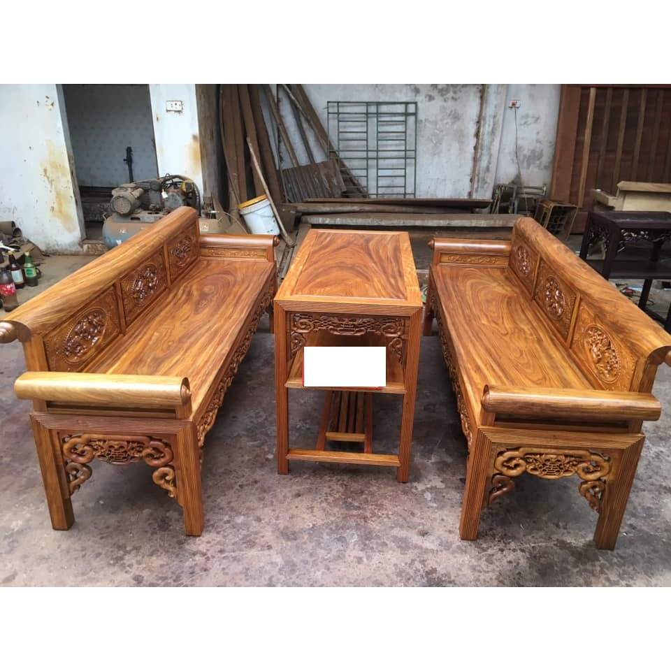 Bộ Bàn Ghế Trường Kỷ Gỗ Lim