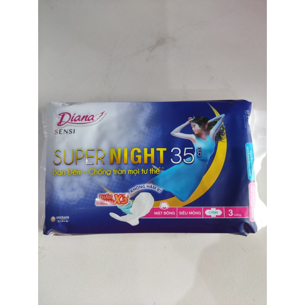 Băng vệ sinh Sensi Supernight 35cm 3 miếng/gói (New)