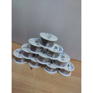 Thiếc Hàn Solder Wire 0.8mm dùng cho mỏ hàn tự động đẩy thiếc hoặc mỏ hàn xung - nhự thông rửa mối hàn