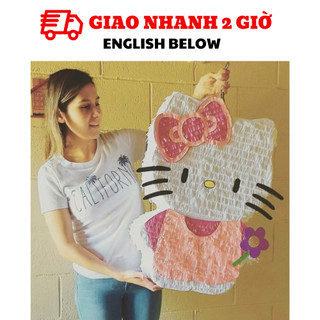 Pinata Hello Kitty cho bé màu hồng upkp06