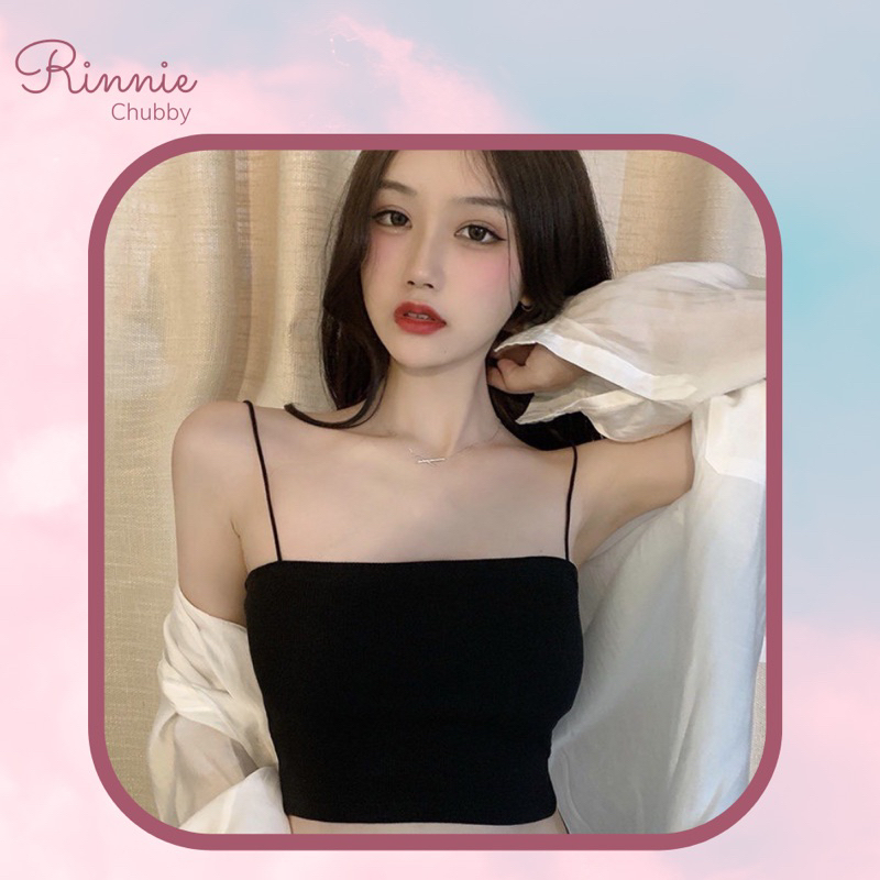 RINNIE CHUBBY | Áo 2 Dây Sợi Bún BIGSIZE - A0
