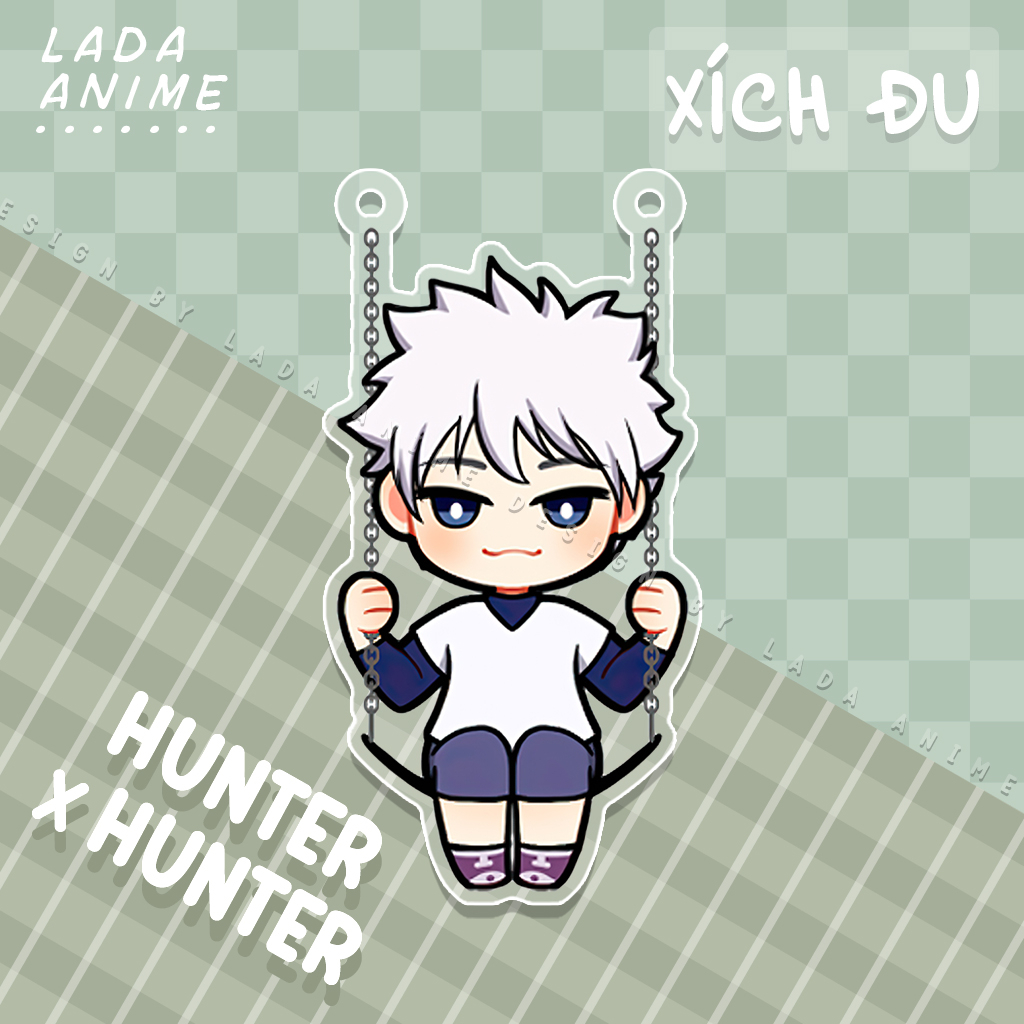 Standee Xích Đu Anime Hunter X Hunter Tùy Chọn Nhân Vật Chưa Kèm Khung Xích Đu, Mô Hình Acrylic Mica Để Bàn