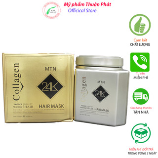 Dầu hấp tóc, ủ tóc Collagen 24K siêu thơm 1000ml loại 1