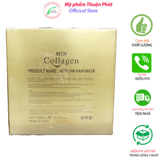 Dầu hấp tóc, ủ tóc Collagen 24K siêu thơm 1000ml loại 1
