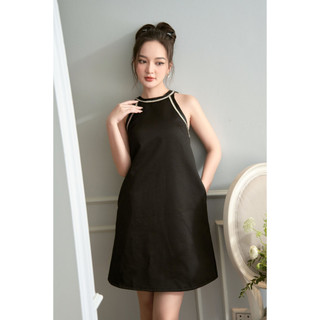 Đầm Cổ Yếm Dáng Ngắn - EDINI - D1574