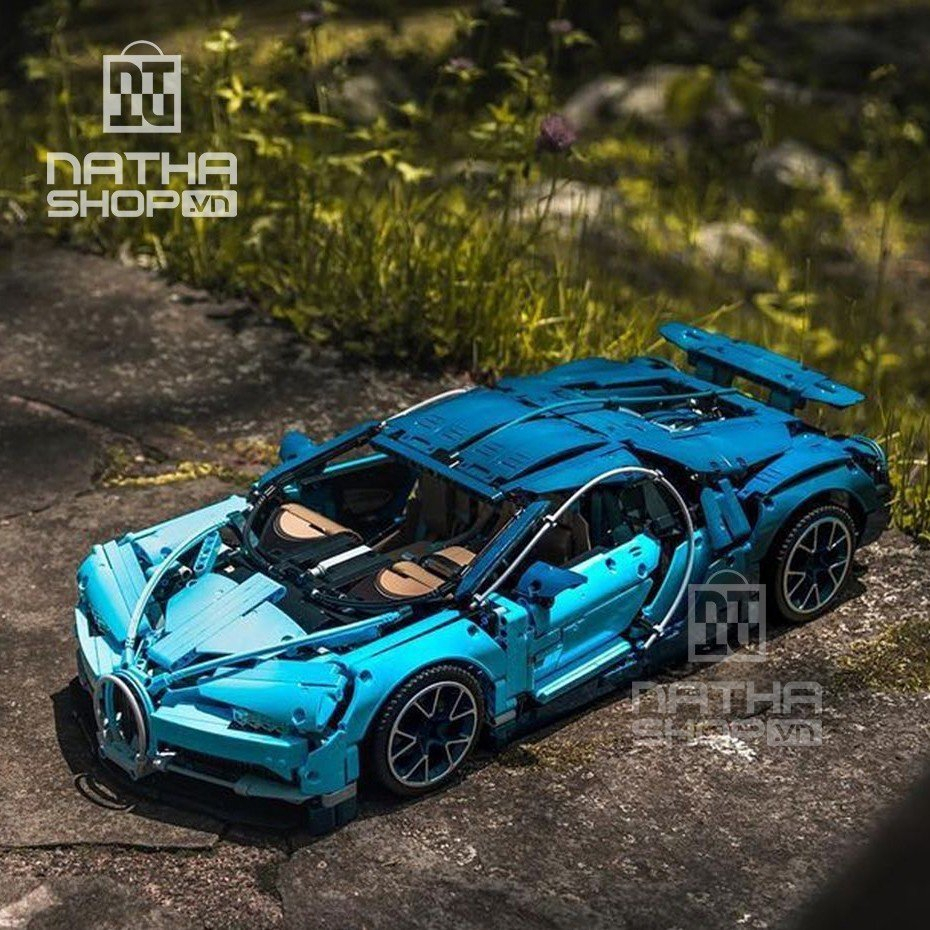 Mô hình lắp ráp LEGO Nathashop siêu phẩm xe Bugatti Divo TECHNIC 1:14 1355 PCS