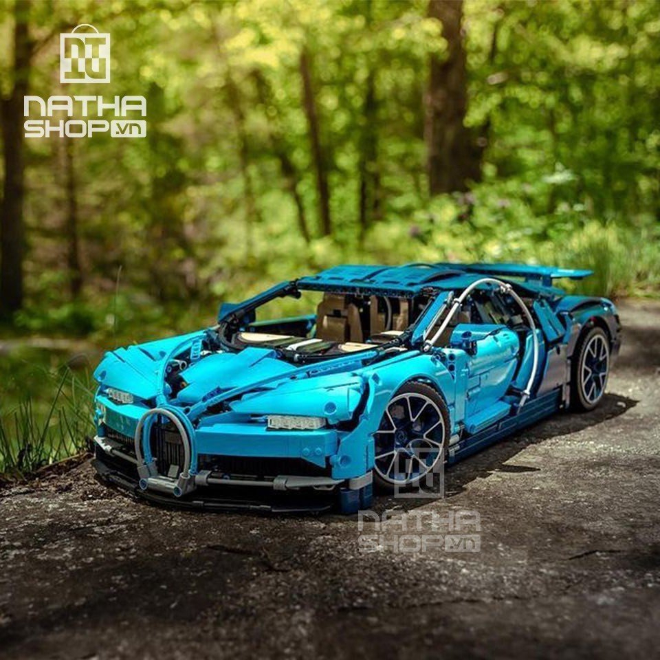 Mô hình lắp ráp LEGO Nathashop siêu phẩm xe Bugatti Divo TECHNIC 1:14 1355 PCS