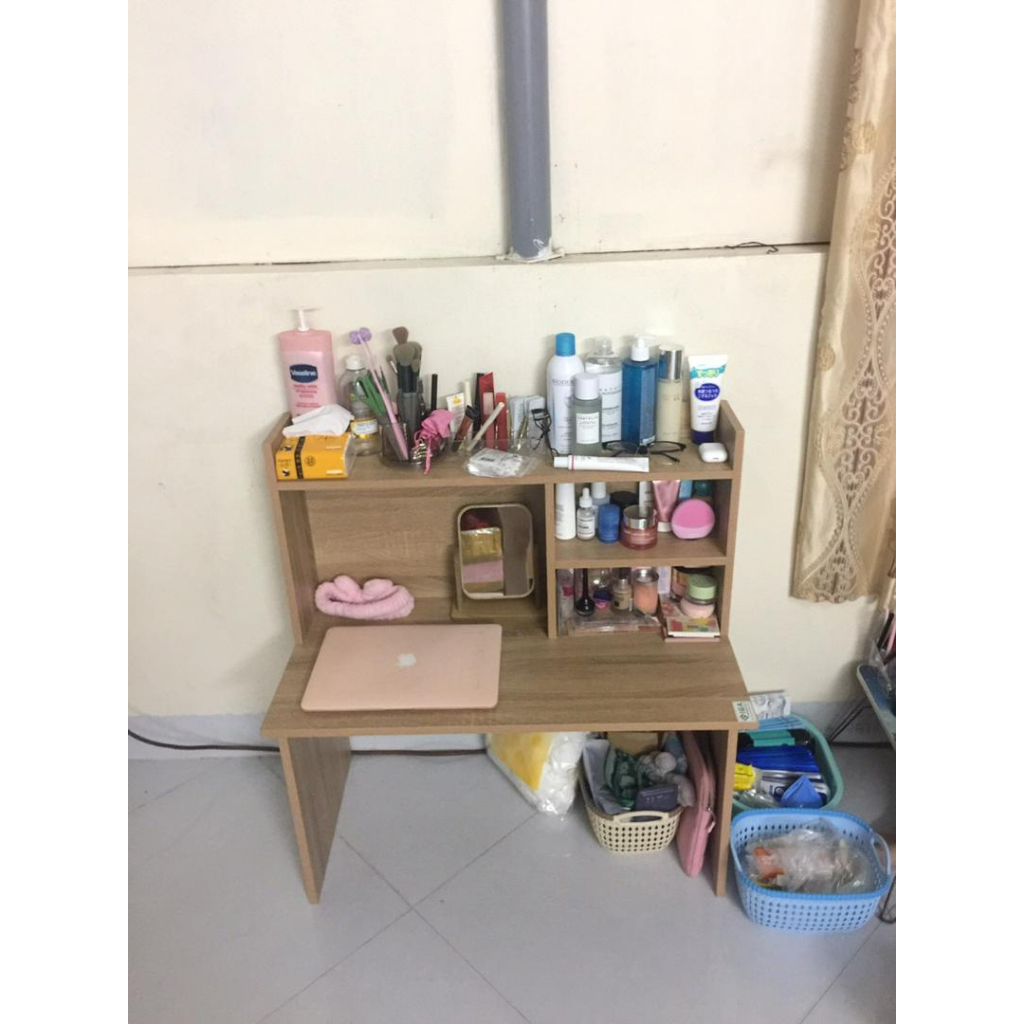 Bàn làm việc bàn học ngồi bệt kết hợp kệ sách đa năng phong cách hiện đại – SGP116