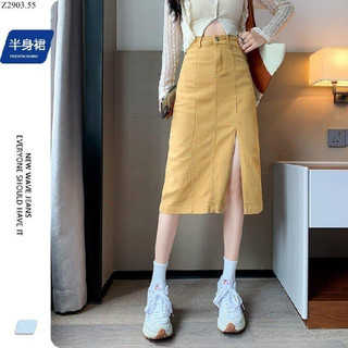 CHÂN VÁY JEAN XẺ ĐÙI