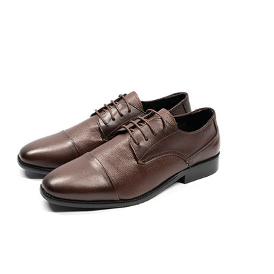 Giày derby nam da thật ELLY HOMME EGTM29 màu nâu chính hãng