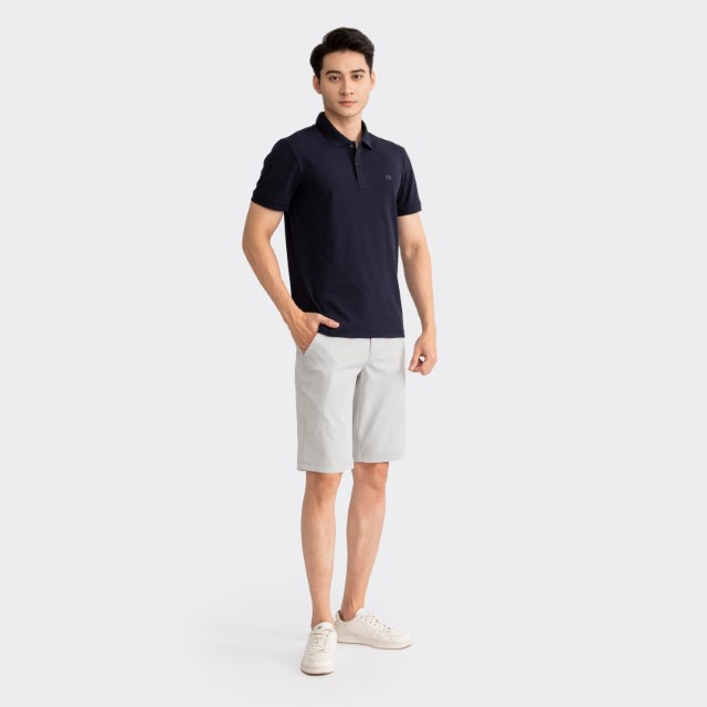 Áo Polo Nam Cổ Bẻ INSIDEMEN thun basic cộc tay vải cá sấu cotton phong cách trẻ trung chuẩn form nhiều màu IPSR08