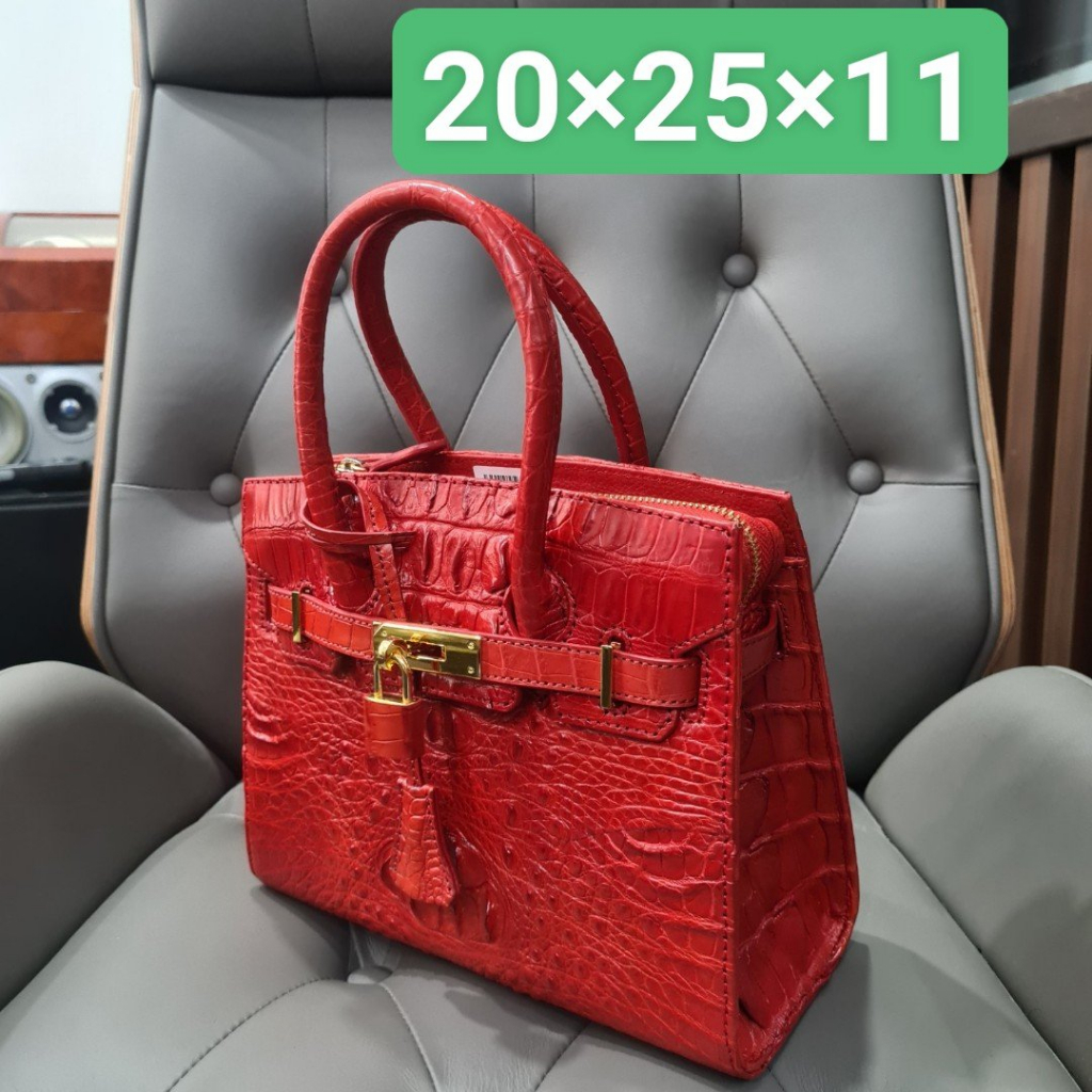 Túi HM Gai Da Cá Sấu T363 2DO LEATHER kích thước  Quà Tặng Cho Người Thân, Sang Trọng, Cao Cấp, Siêu Bền