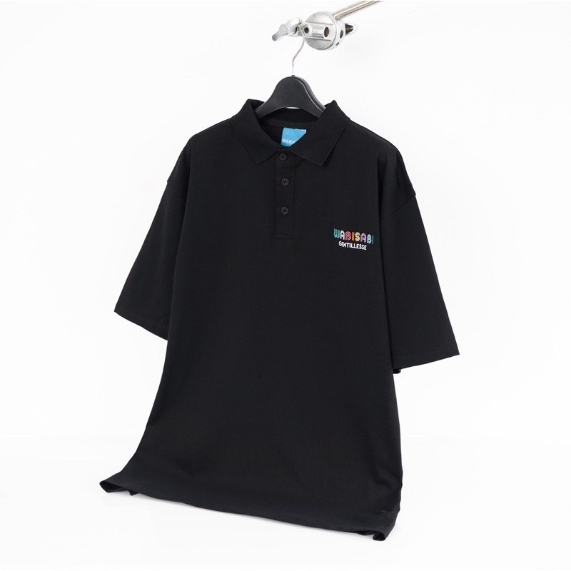Áo polo Wabisabi Black thời trang Unsex dành cho nam nữ chất liệu cotton | BigBuy360 - bigbuy360.vn