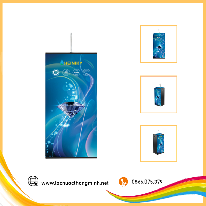 Máy lọc nước Heiniky 1 Vòi ETN-109 – Vỏ kim cương | Màng lọc RO – USA Film Tech | Made in USA