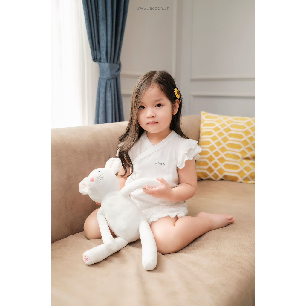 LE COON | Bộ Đồ Cúc Bấm Tay Bèo | COOL | 0 tháng-3 tuổi