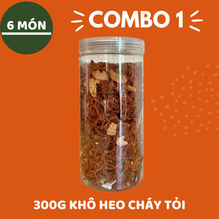 [COMBO 1] 5 Món Khô Thịt Lon Pet Siêu Rẻ Siêu Ngon (Tặng Bánh Tráng Trộn Cao Cấp 13 Vị)