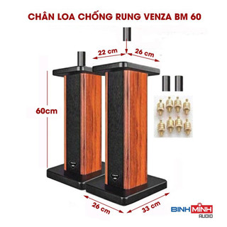 Chân loa chống rung Venza BM 60 ( cao 60cm,  nâng cấp chân đinh chống rung bằng đồng)