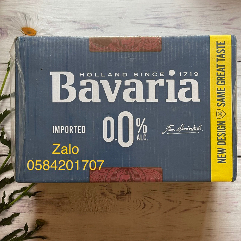 BIA KHÔNG ĐỘ CỒN BAVARIA ORIGINAL 0%ALC - THÙNG 24 LON