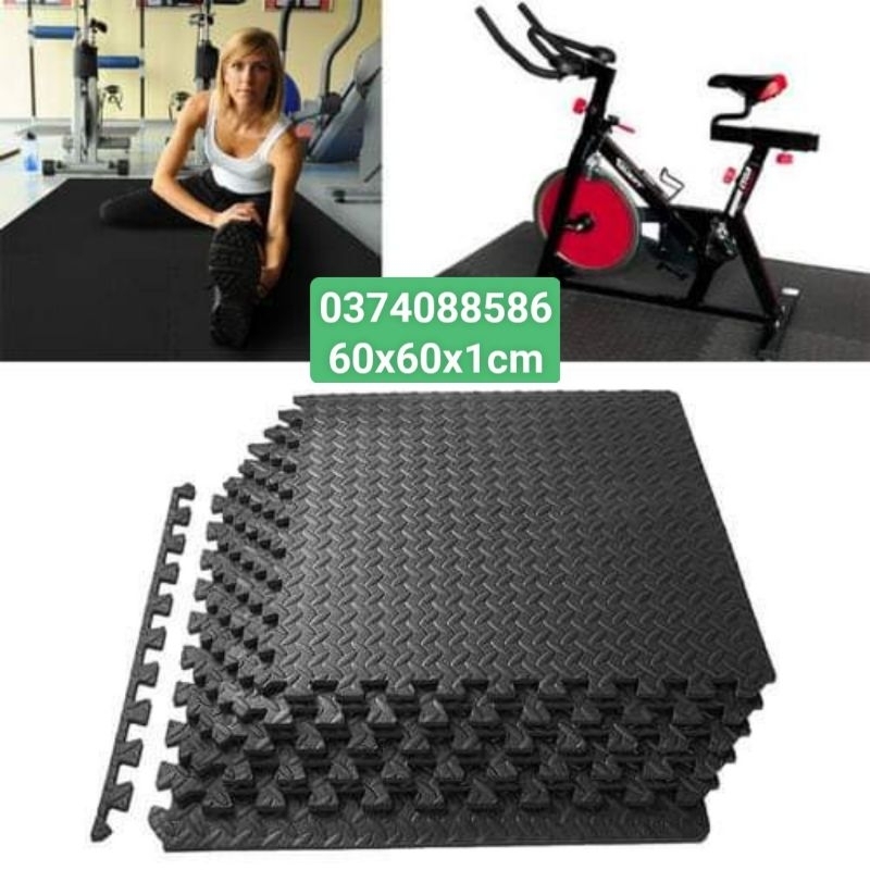 Thảm xốp lót sàn mút EVA cao cấp Vân Khế 60x60x1cm giá rẻ