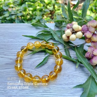 Vòng tay t h ạ c h a n h c i t r i n e cắt giác 12mm