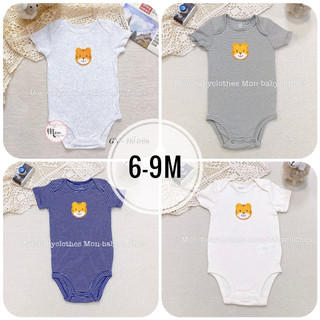 Body thêu hình cho bé trai 6-9m