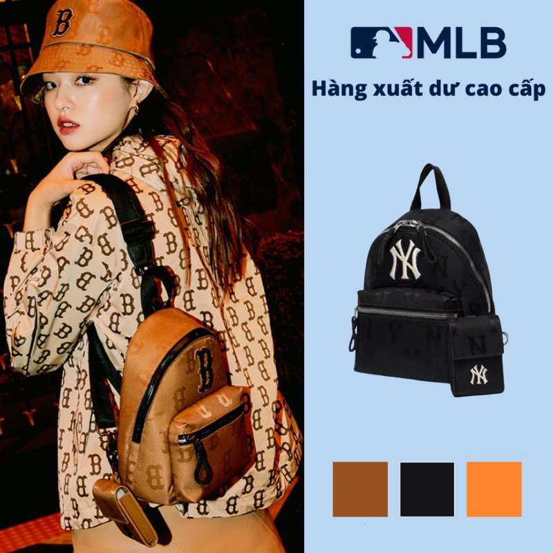 Balo Mini MLB Logo In Mờ TQXK Cao Cấp